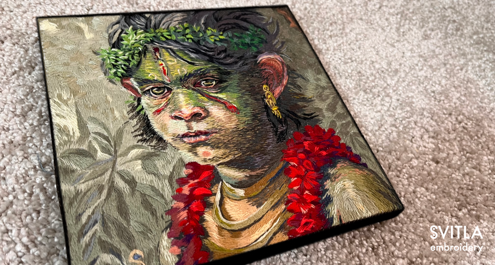 Maruti — thread painting SVITLA