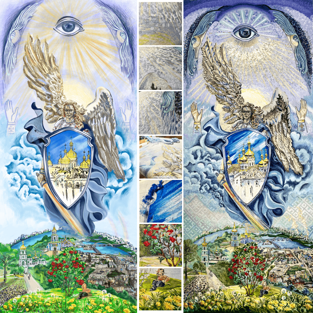 Архістратиг — ескіз та робота