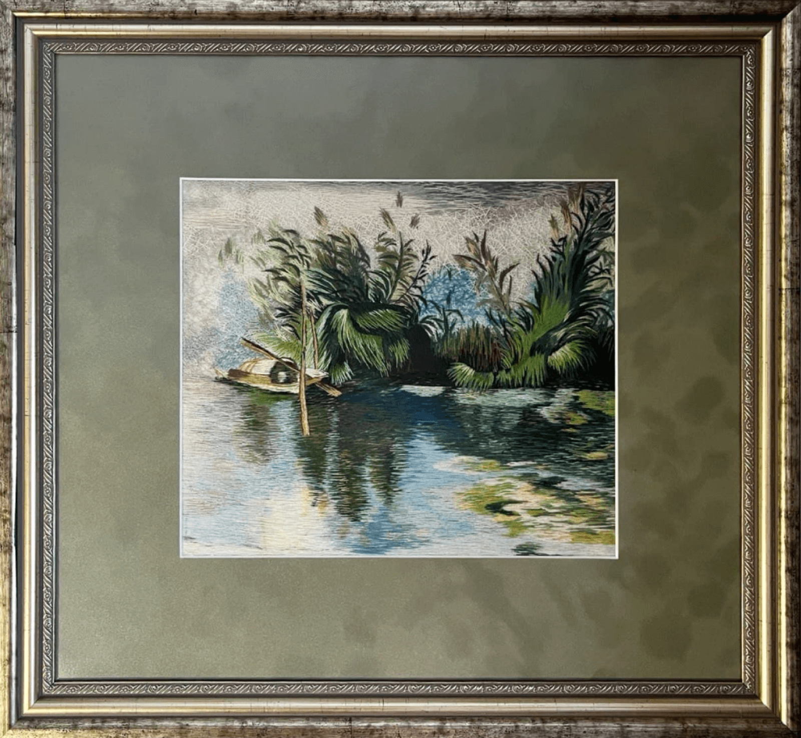 Landscape embroidery